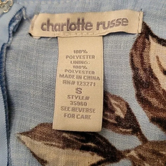 Floral Romper By Charlotte Russe (size S) - Picture 5 of 5